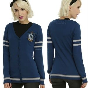 Harry Potter Ravenclaw Hogwarts Cardigan Blue XS